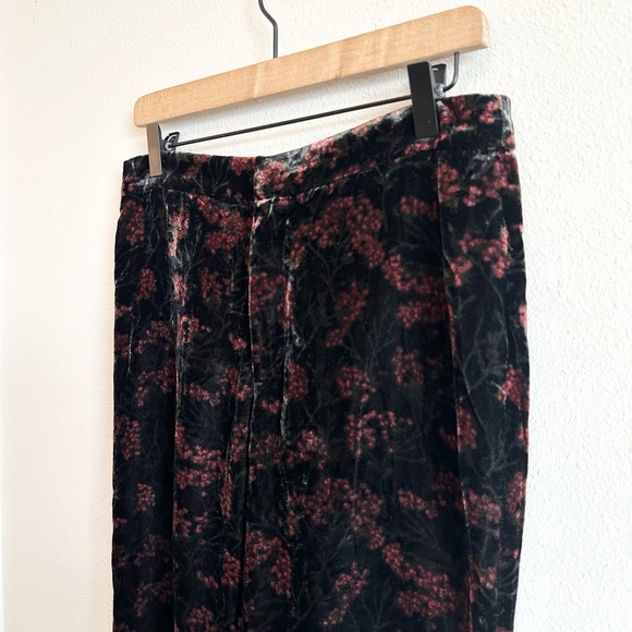 NWT Zara The Charlotte Velvet Pants Size Medium - Picture 7 of 12